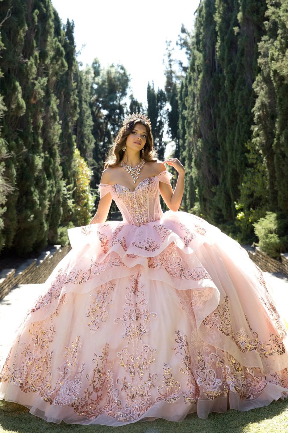 Quinceañera ball gown